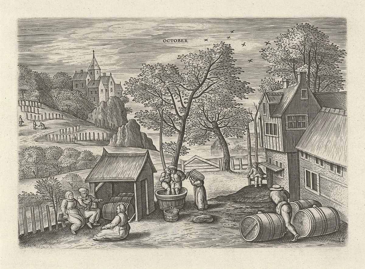 I dodici mesi, ottobre - Rijksmuseum